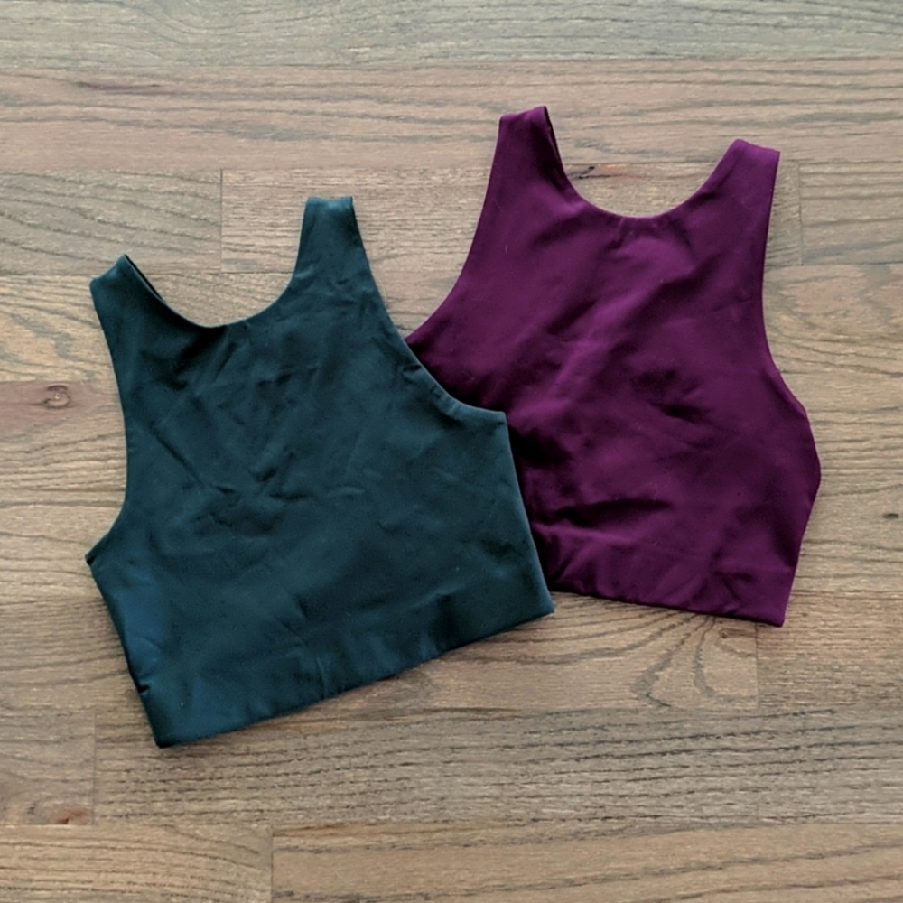 2 Girlfriend Collective Dylan Sports Bras NWOT!